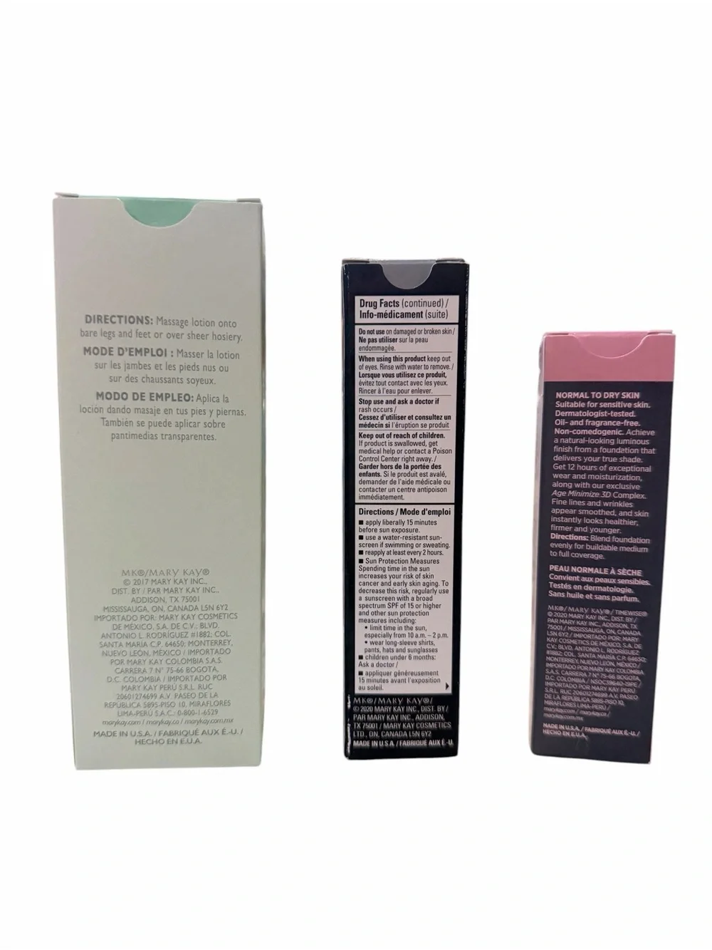 NEW Mary Kay 3-Pc Makeup & Body Care Bundle | CC Cream + Foundation + Mint Bliss